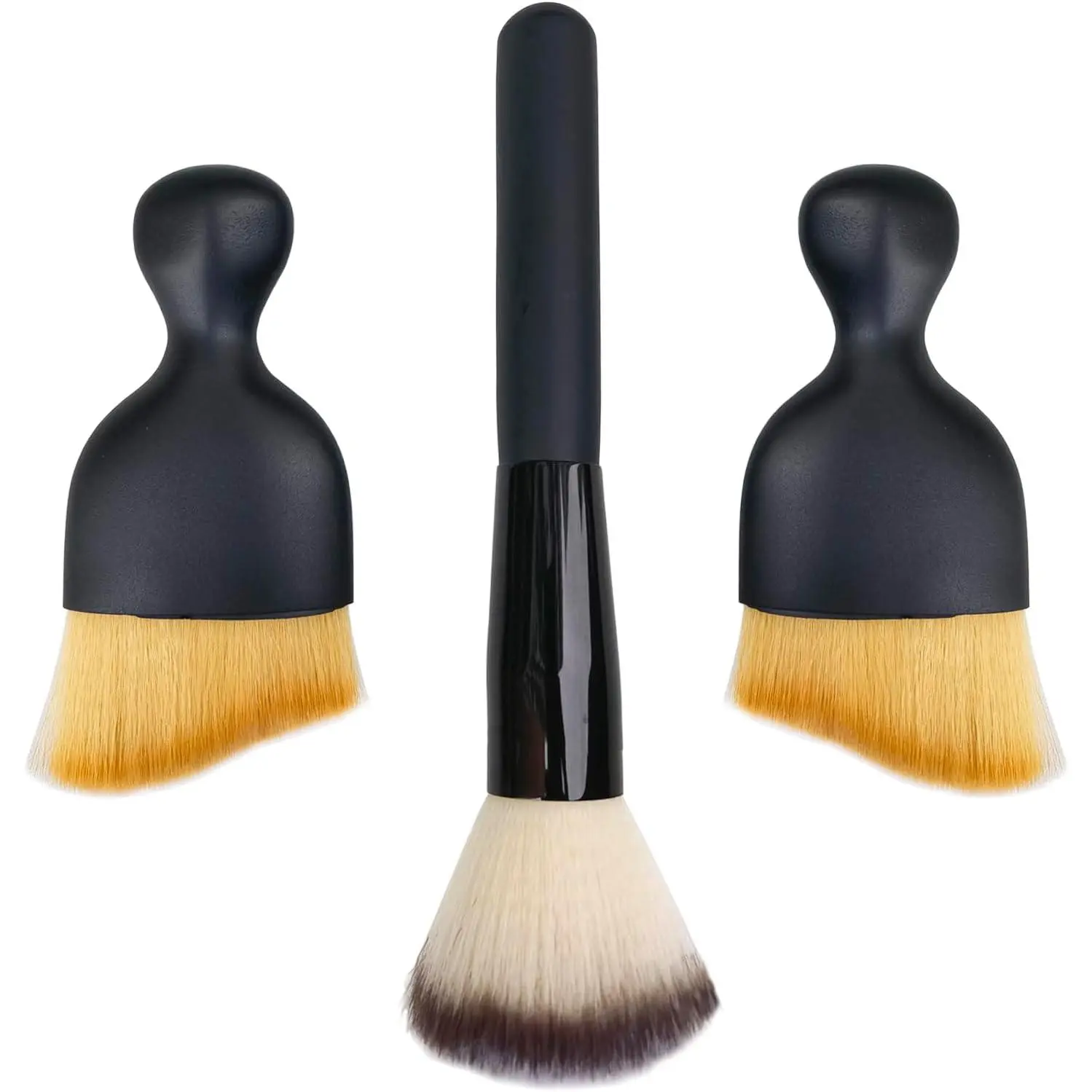 3 Pack Exquisite Microfiber Duster Brushes,  Duster, Interior Cleaning Brush - Cleaning Tool Efficient Dust Removal for  Interior, Computers, Keyboards, Photo Frames, Digital Devices