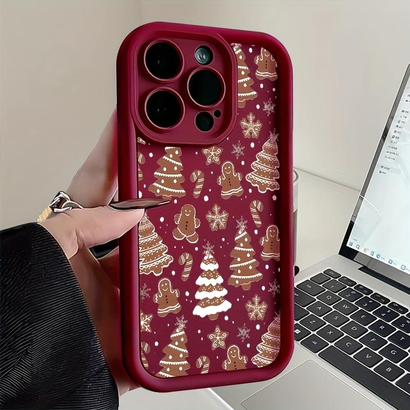 Creative Christmas Tree Patterned Case for iPhone 17 Pro Max 16 Plus 15 14 13 12 11 Air E Soft Silicone Protective Cover with Non-Slip Design Full Body Protection Cellphone Casing Gift for Friends Family Creative Christmas Tree Patterned Case for iPhone 17 Pro Max 16 Plus 15 14 13 12 11 Air E Soft Silicone Protective Cover with Non-Slip Design Full Body Protection Cellphone Casing Gift for Friends Family