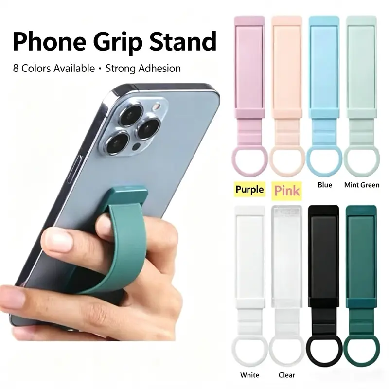 1PCS Luxurious Universal Wrist Band Cell Phone Bracket Portable Finger Grip Mobile Phone Holder Sticked Socket Stand Strap