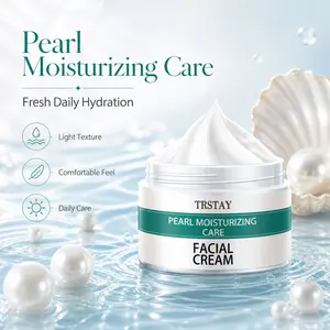 Trstay Bee Venom Pearl Moisturizing Cream, Enriched with Bee Venom, Sunflower Oil, Chamomile, Aloe, Non-Greasy, Nourishes Skin