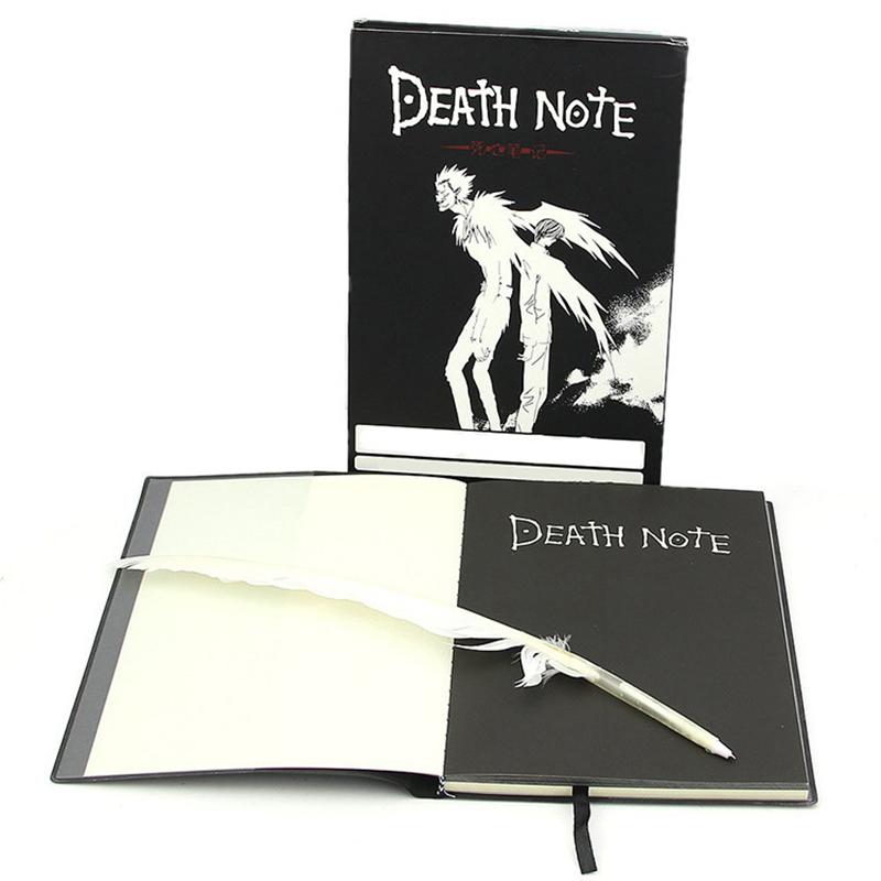 New Japanese Animation Simulation Boutique Feather Death Notebook DEATHNOTE Yagami Moon Ryuk Pendant Children's Surprise Toys
