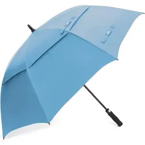 47/54/62/68/72 Inch Open Golf Umbrella Oversize Large Vented Windproof Waterproof Stick Umbrellas