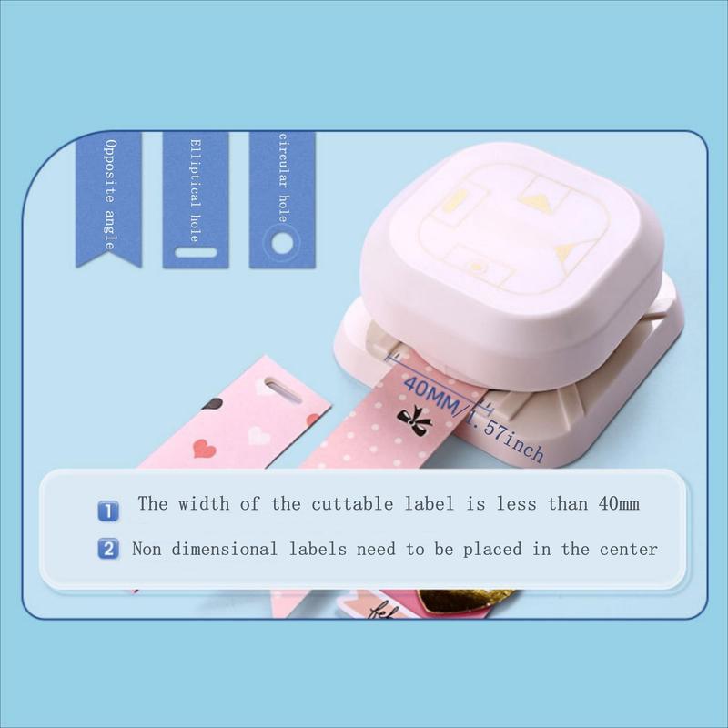 4 in 1 Paper Cutter, 1 Count Multifunctional Paper Cutter, Diary Planner Corner Cutter, Notebook Fixing Cutting Tool for School, Office, Home, Cutting Supplies