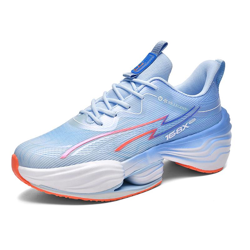 (New)Fei Dian Racing Spike Shoes New Men's All-Season Sports Shoes Running Shoes Shock Absorption Fashion Thick-Sole Shoes Outdoor Comfortable Breathable Casual Shoes