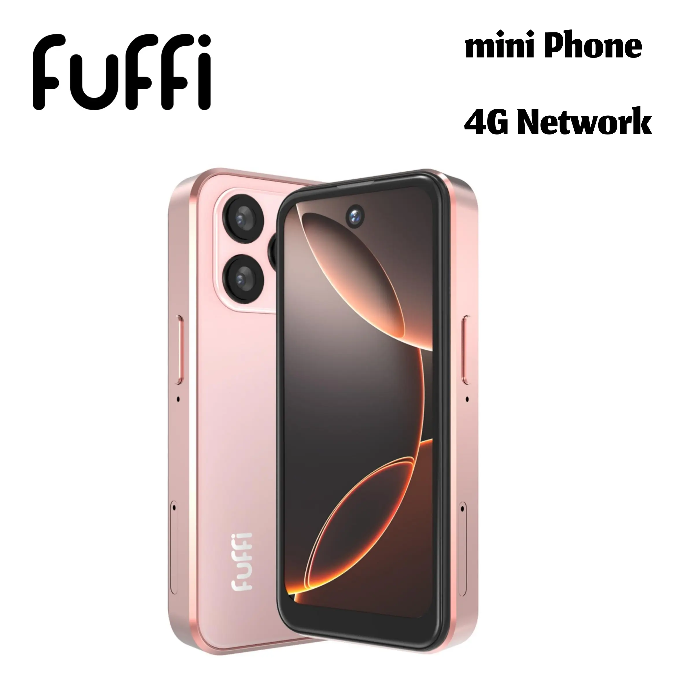 FUFFi-Mini 4G Phone, 3.75 Inch Display, Dual Sim, Android 10.0, 2+16GB Memory, 2400mah Battery, 2+2mp Camera, Fashionable Mobile Phone