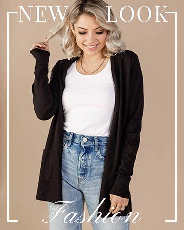 Yousify Womens Cardigan Sweater Long Sleeve Open Front Knit Cardigan Sweater with Pockets