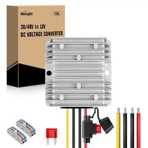 Nilight 36V/48V to 12V 10A 120W Voltage Converter