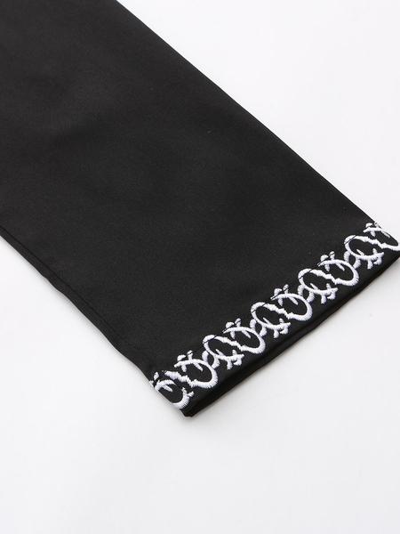 Men's Ethnic Pattern Embroidery Zipper Hooded Robe, Traditional Long Sleeve Pocket Jubba Thobe for Daily Wear, Men's Islamic Clothing for All Seasons, Traditional Arabic Robe