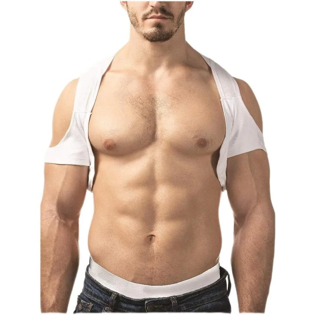 Underarm Sweat Pads Vest for Men – Men’s Invisible Sweatproof Undershirt