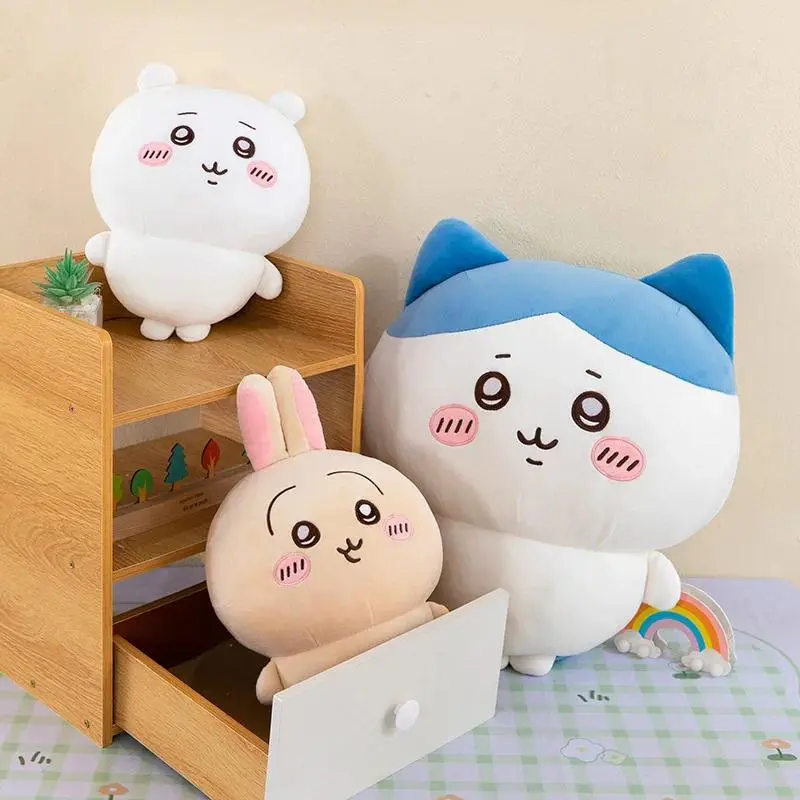 60cm Large Size Hachiware Plushies Usagi Pillow Japanese Style Stuffed Anime Kawaii Plush Toy Doll Home Decor Xmas Gift Girl