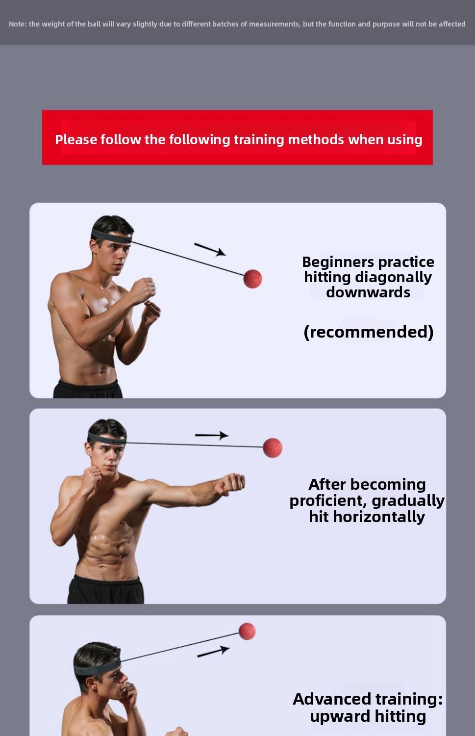 Head-mounted boxing reaction speed ball household boxing training ball decompression vent ball magic ball