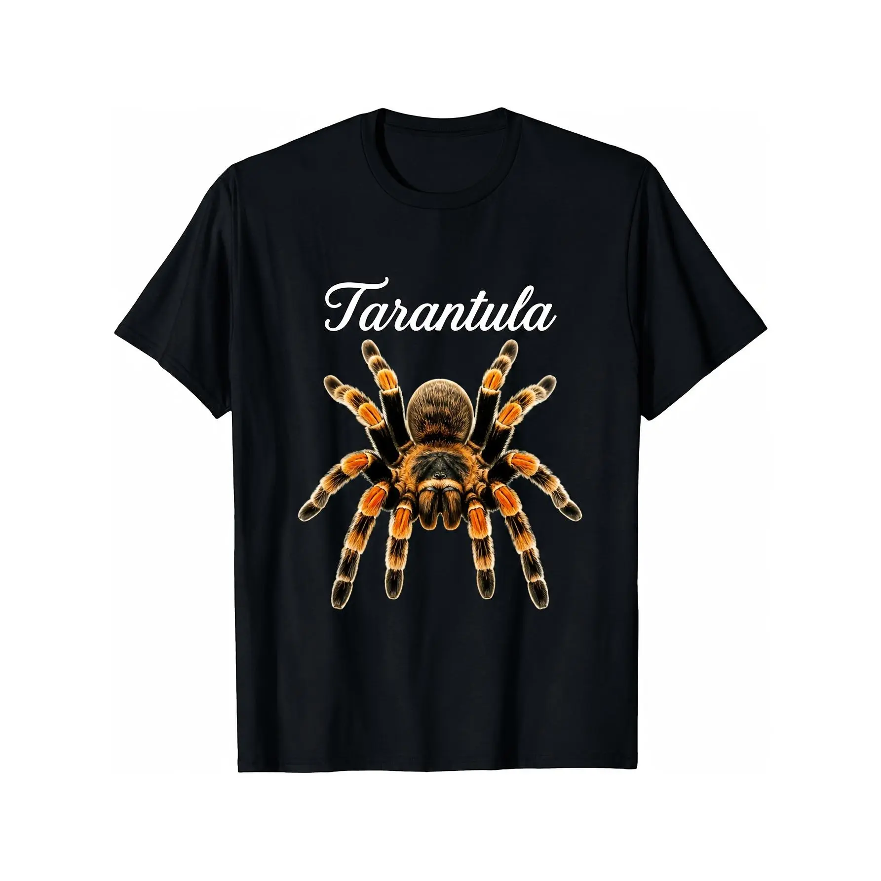 [100% Cotton] 100% Cotton Realistic Tarantula Graphic Tee Wildlife Spider Animal T Shirt