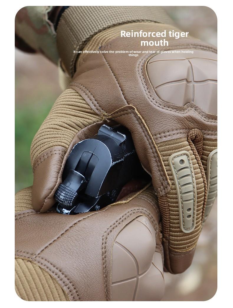 Five-finger touch screen tactical gloves outdoor sports mountaineering motorcycle wear-resistant combat gloves