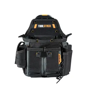 Toolstack Electrician Tool Kit, 1200D Multi-Layer Oxford Fabric, Durable Work Waist Bag, Waterproof, No Assembly Needed