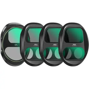 4-Pack Filter Kit for  Mavic 4 Pro, Combo of CPL ND8 ND32 ND64 Lens, Polarizer & Neutral Density Filters for Anti-Glare & Exposure Control, Essential Drone Accessories