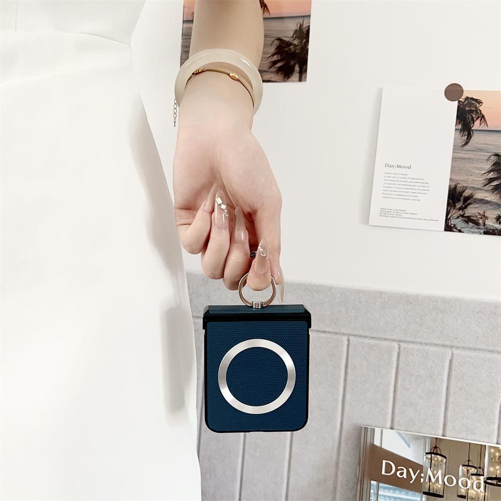 For Magsafe Ring Holder For Samsung Z Flip 7 5 6 Case Slim Case For Samsung Galaxy Z Flip 3 4 5 6 5G ZFlip5 Flip6 Flip7 Cover