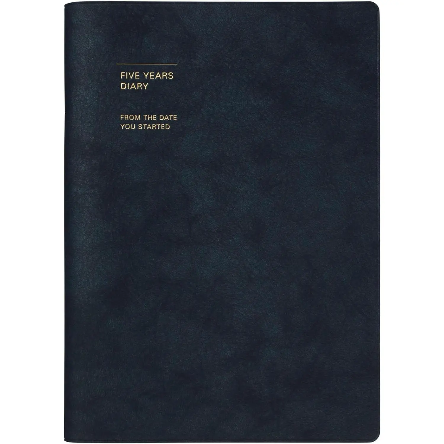5-Year Journal – Undated Mindful Diary for 5  of Entries with Goal , Memory & Photo Pages, and Inspirational Quotes (Navy)