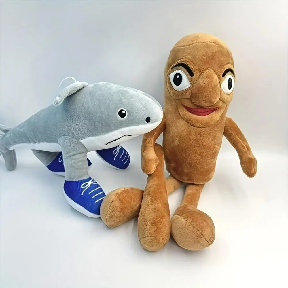 2-Pack Tralalelo Tungtungtung Brainrot Ai Plush Stuffed Toys, Cute Animal Dolls, Comfortable Huggable Material, Anime Style Collectibles