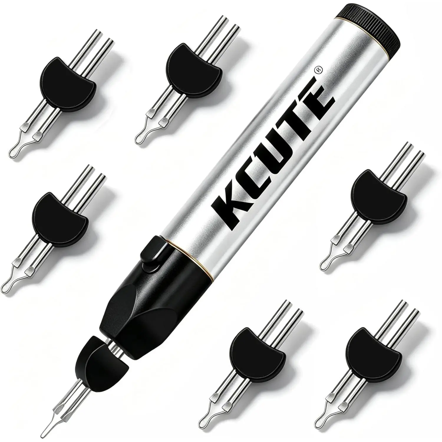 Thread Burner Kit with 6 Tips,   Thread Zapper Tool for Bead Weaving,  Making, Sewing, Leather Work, Waxed Cord  and Knot Sealing