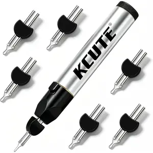 Thread Burner Kit with 6 Tips,   Thread Zapper Tool for Bead Weaving,  Making, Sewing, Leather Work, Waxed Cord  and Knot Sealing
