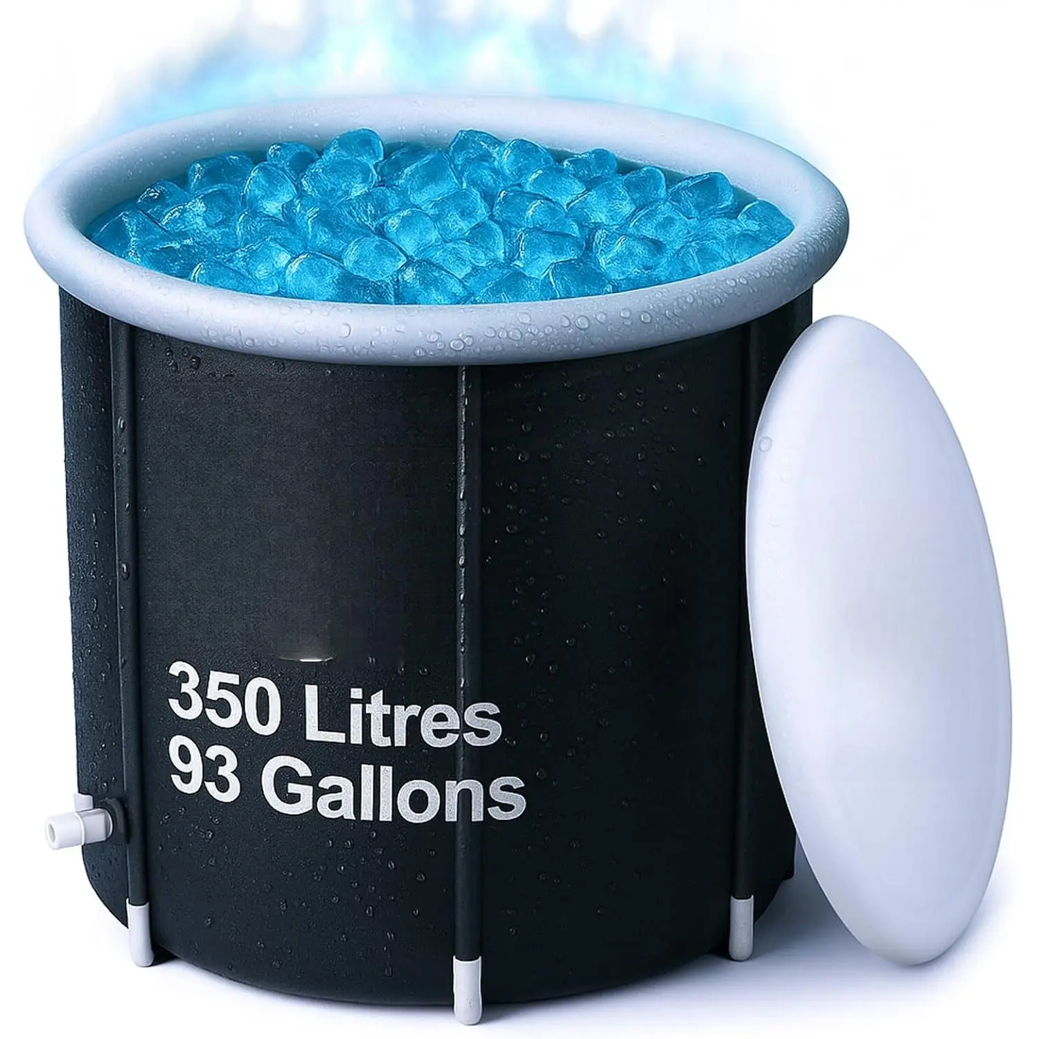 Cold Plunge Tub – Portable Ice Bath Tub for Athletes & Adults – Inflatable Bathtub for Cold Water Therapy, Sports Recovery & Wellness – Outdoor & Indoor Use – 5-Year Assurance
