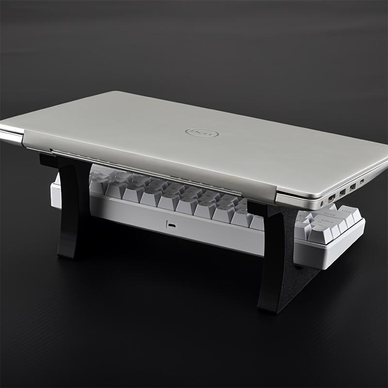 Simple Laptop Stand with a Built-in Keyboard Storage Compartment, Practical and Easy to Use