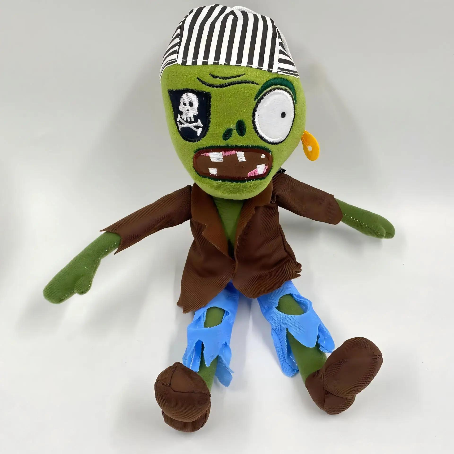 Plants vs Zombiesed Plush Toys 30cm PVZ Gargantuar Hats Pirate Duck Zombie Plush Stuffed Toys Doll Soft Toy Gifts for Kids!