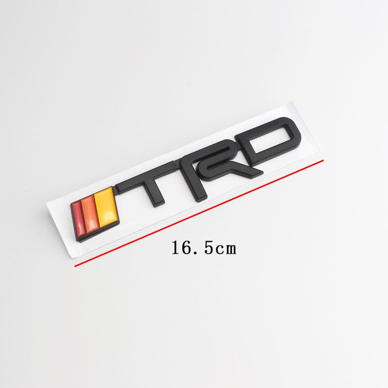 TRD logo applies to Toyota Jeep Dodge body stickers Side logos Leaf panels Rear modification logos Car stickers