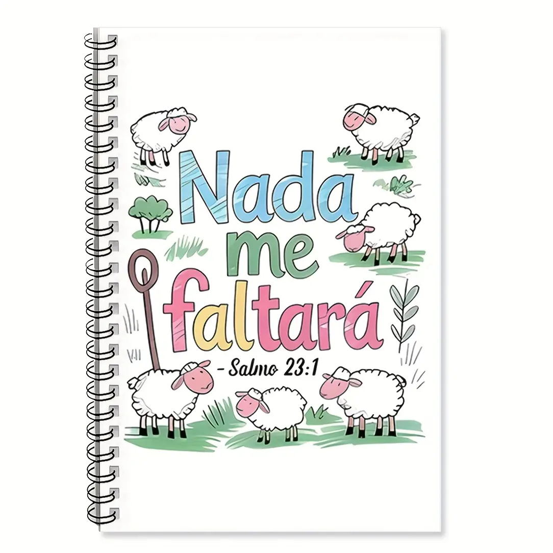 Funny Christian Spanish Bible Verse Spiral Notebook 1pc, Family Office Planner, Mexican Gift Notebook, Christian Bible in Spanish, Prayer Journal for Note Taking, Personal Organizer