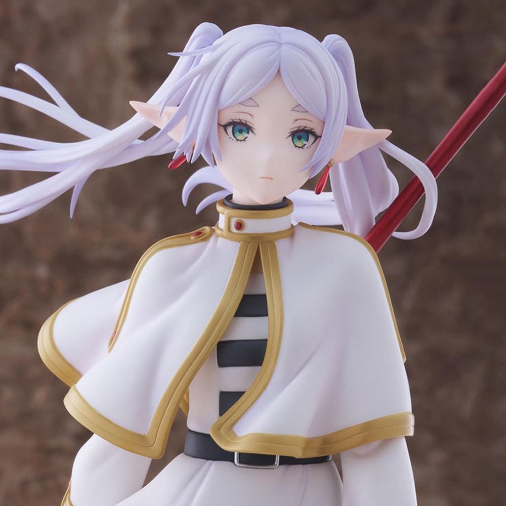 Anime Frieren Figurine Frieren Action Figure with Acrylic Display Case Desktop Decorate statue Anime Gifts