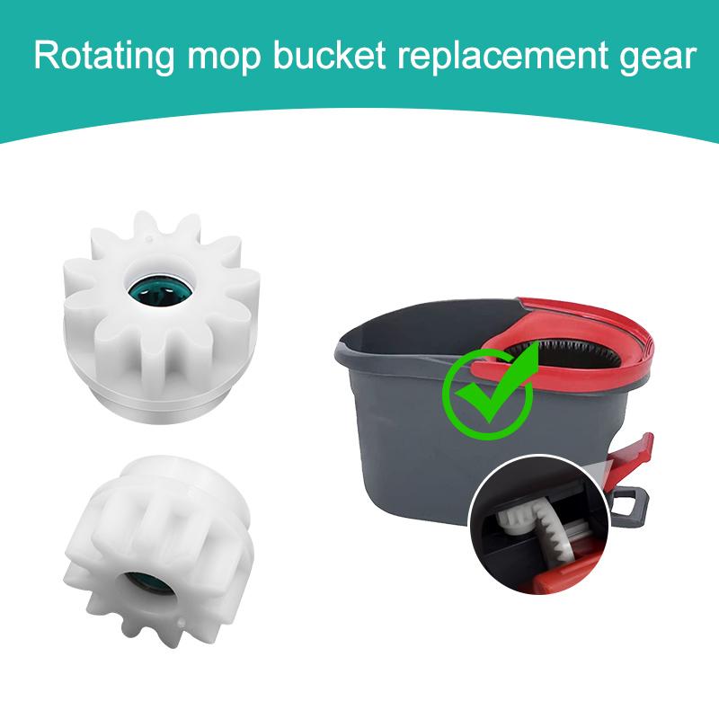 1/2/3Pcs Vileda Mop Bucket Replacement Gears Set, Spin Mop Replacements, Fits O-Ceda/vilida Buckets Spare Parts, Easy Installation, High Quality And Durable Cleaning Parts, Cleaning Supplies, Back-To-School Supplies