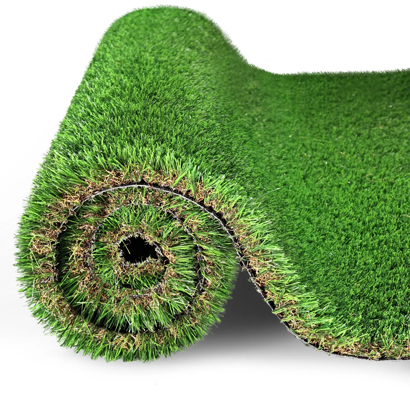 ARCH 3ft x 10ft Outdoor Artificial Grass Runner Rug Roll, 1.38in Pile Height Thick Realistic Turf, Pet Dog Drainage Mat with Synthetic Grass, Lawn Decor for Patio Balcony Backyard Landscape, 3X10 Ft Roll