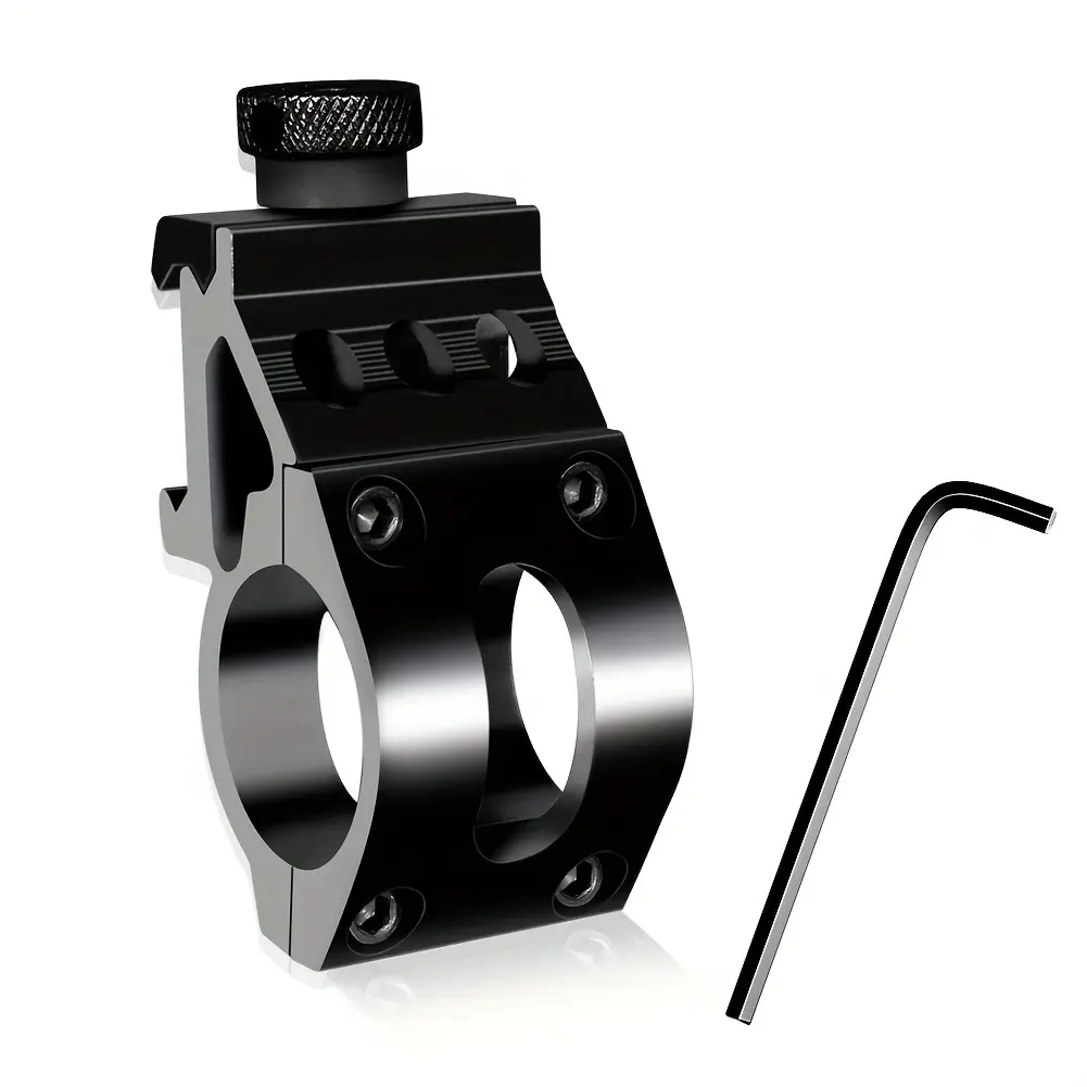 1pc Twisted neck tube clamp, laser sight bracket, flashlight tube clamp bracket, fixed base