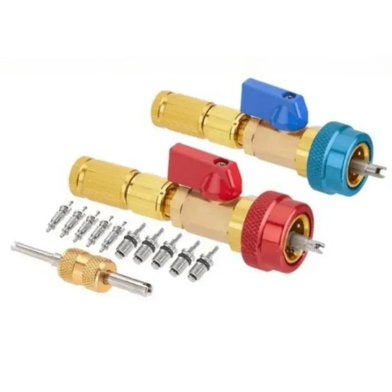 Quick Release R134a AC Valve Core Tool, Easy Replacement Stem Pin Puller, Automotive Car Air Conditioning Repair Accessories