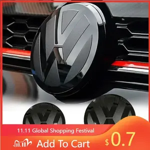 For VW For VW Volkswagen Golf MK6 MK7 MK7.5 MK8  2010-2024 Car Modification Logo Sticker Not Affect ACC Front Rear Emblem Badg