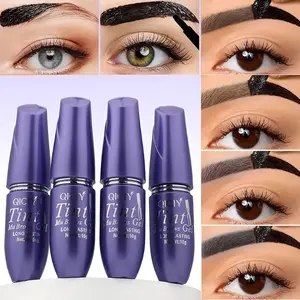 4pcs Peel-off eyebrow tint, waterproof and sweat-resistant eyebrow dye gel, long-lasting natural eyebrow color, semi-permanent tattoo-like brow shade, peel-friendly formula for beginners, Brow Stain, Eyebrow Products