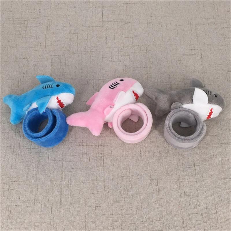 Kawaii Colorful Shark Plush Keychain Soft Stuffed Doll Backpack Pendant Gift