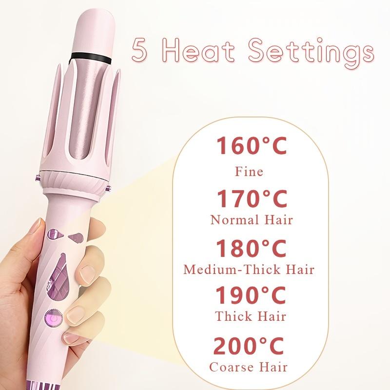 5-In-1 Hair Styler Set with Interchangeable Curling Wand & Straightening Brush, Multi Barrel Curling Iron Kit for Waves, Curls & Volume, for All Hair Types