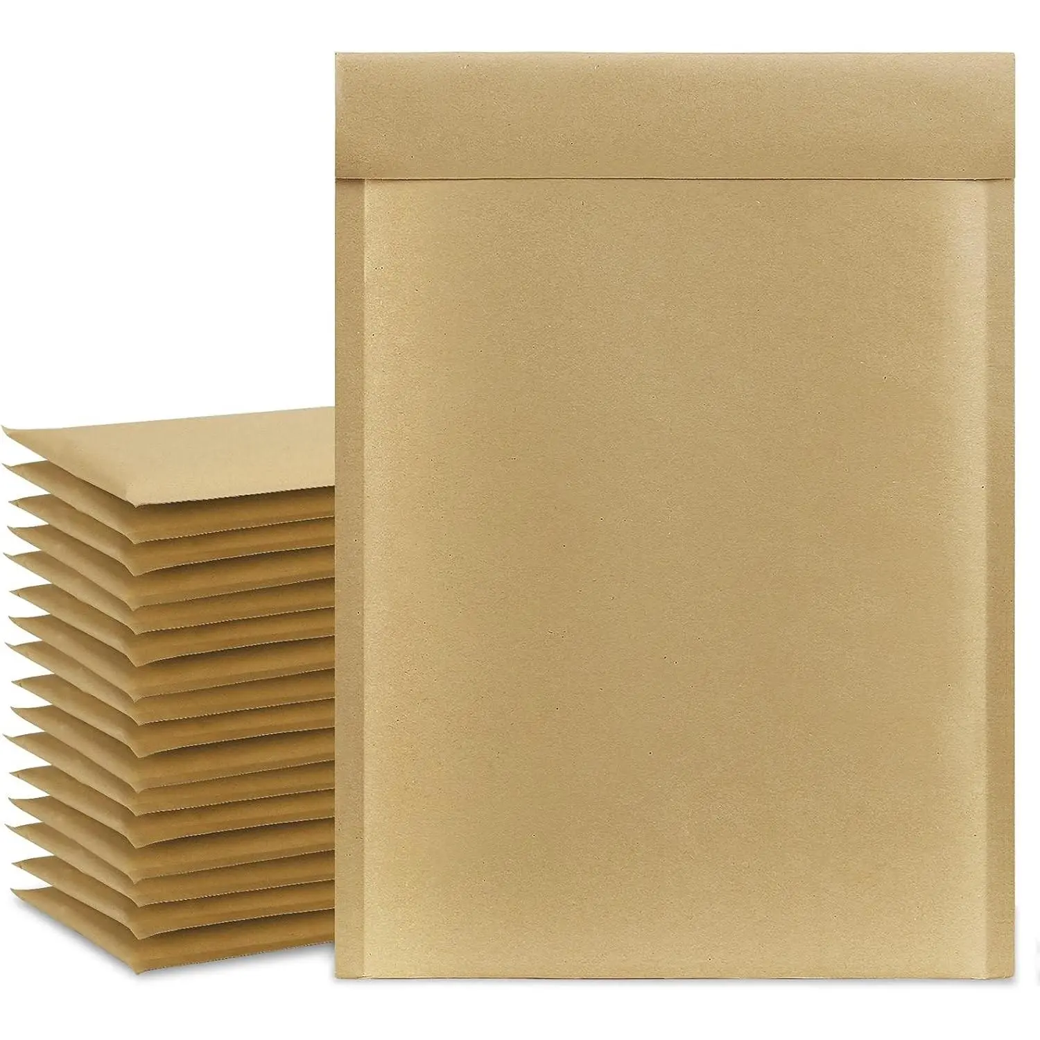 Natural Kraft Bubble Mailers 6x10 Inch 50 Pack Usable Size 6x9 Brown Padded Envelopes #0 Small Business Mailing Packages Self Sealing Tear Resistant Boutique Shipping Bags for Jewelry Supplies
