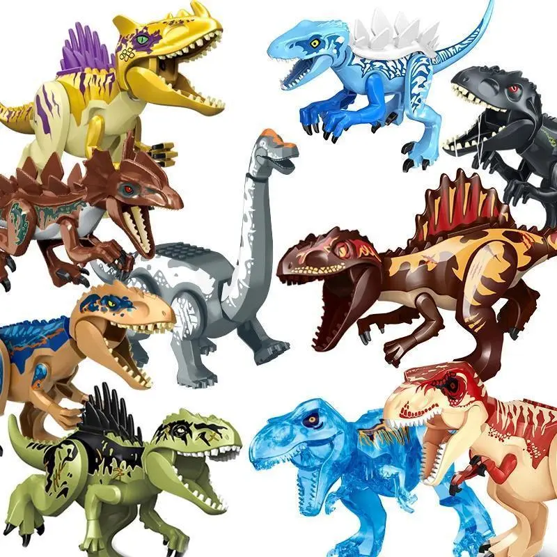 2026 hot item Jurassic Dinosaurs Building Blocks Indominus Rex DIY Big Size Tyrannosaurus Action Figure Models Children Toys Animals Gifts Popular toys
