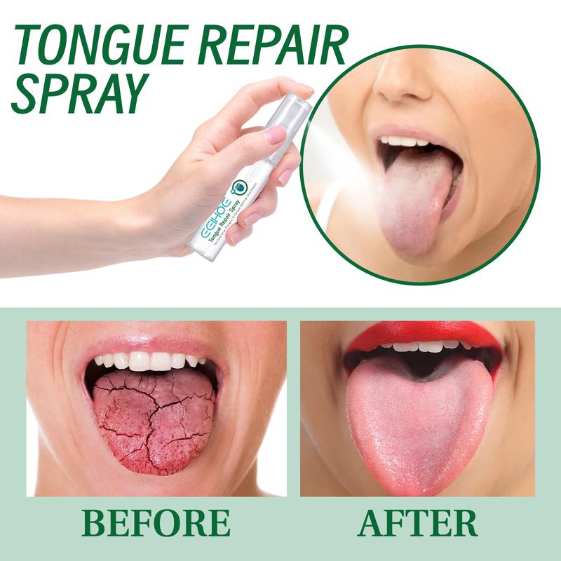 Tongue Repair Spray - Soothes White Coating, Relieves Dryness & Swelling - Oral Care Solution for Healthy Tongue & Fresh Breath
