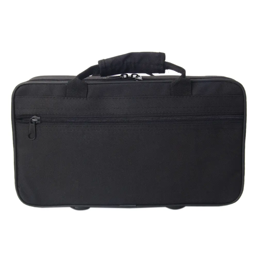 Portable Lightweight Square Messenger Case for Clarinet Black