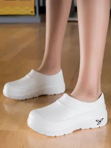 Couple All-Scene Anti-Slip Sports Slippers Waterproof Corrosion Resistant Thick Outsole Standing Fatigue Relief Daily Commute Shoes