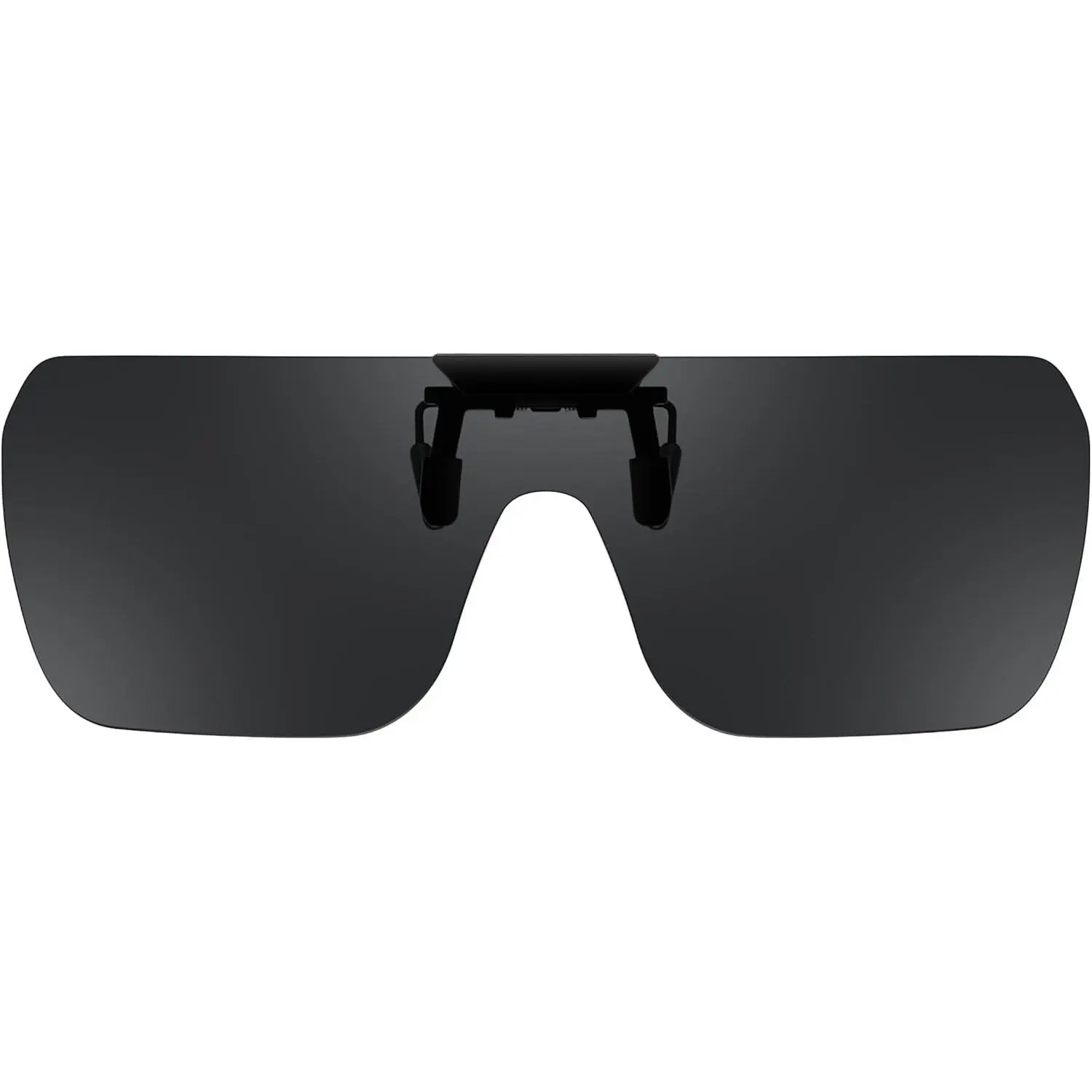 FEISEDY Clip-on Flip Up Rimless One Piece Sunglasses for Glasses TAC Lenses B0345