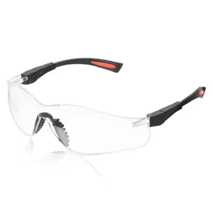 VEVOR Safety Glasses, Anti-Fog and Scratch-Resistant Clear Lens, Safety Goggles with Adjustable Length and Angle, ANSI Z87.1+ Impact-Resistant Protective Eye Goggles, for Work, Lab & Construction