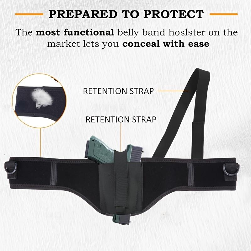 Deep Concealment Shoulder Holster, Universal Underarm Gun Holster for Men and Women, Fits Subcompact and Compact Pistols for S&W Bodyguard, M&P Shield 9mm, Glock 19 26 42 43, Ruger LCP, LC9, Sig P365
