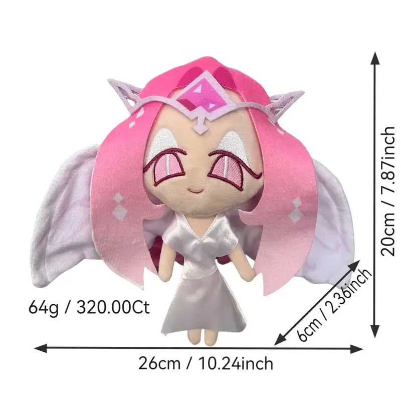 Eternal Sugar Cookie Plush Toys Cartoon Game  Shadow Milk Cookie Plush Toy Doll Anime Soft Stuffed Room Decor Soft Toy Gifts