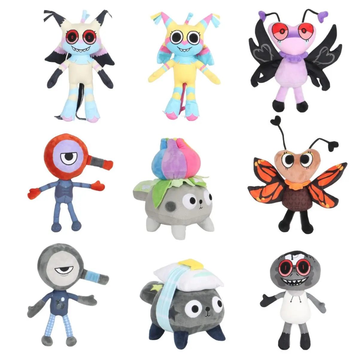 New Dandy's World 35cm Horror Game Scrap Goob Pebble Plushie - Stuffed Animal Collectibles, Soft Pillow Doll, Kids' Gift Toy