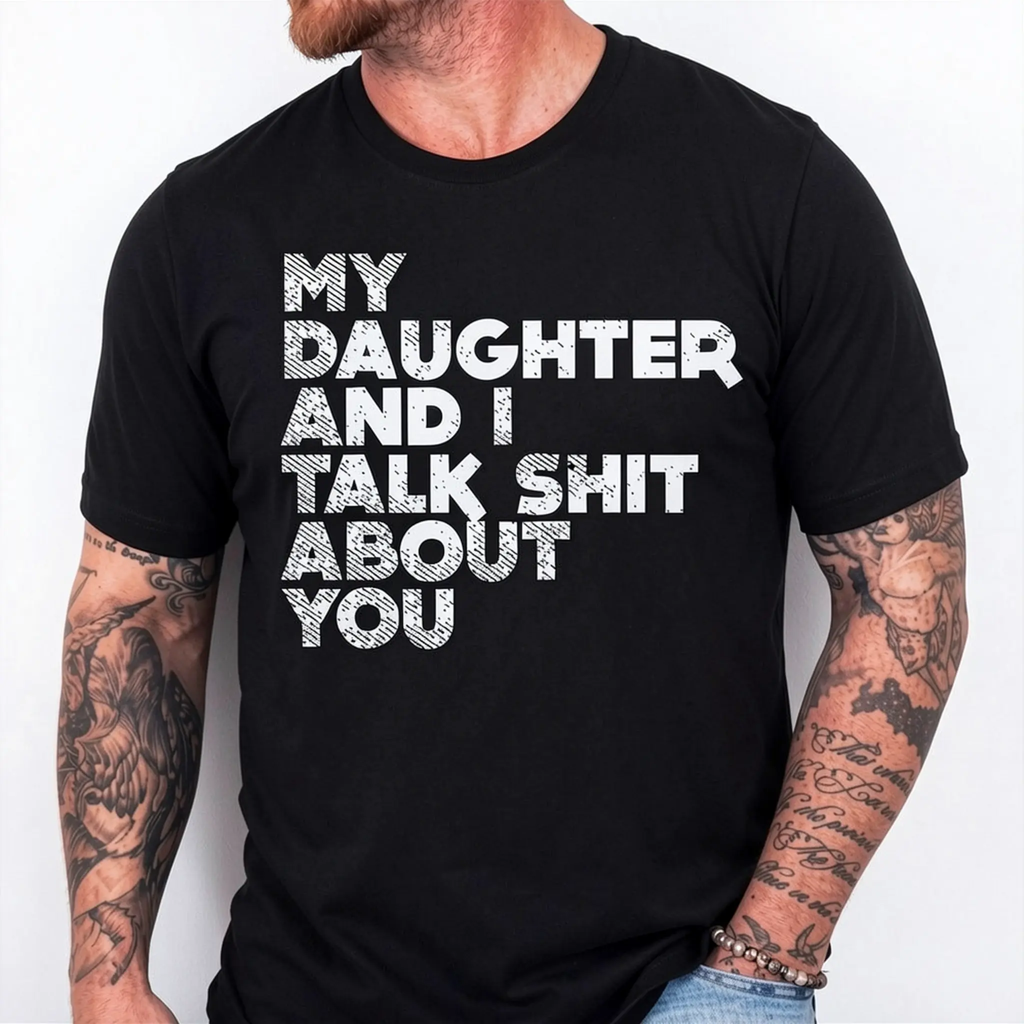 My Daughter And I Talk Shit About You Shirt, Dad Daughter Shirt, Funny Father's Days Gift, Dad and Daughter Shirt, Funny Dad Shirt