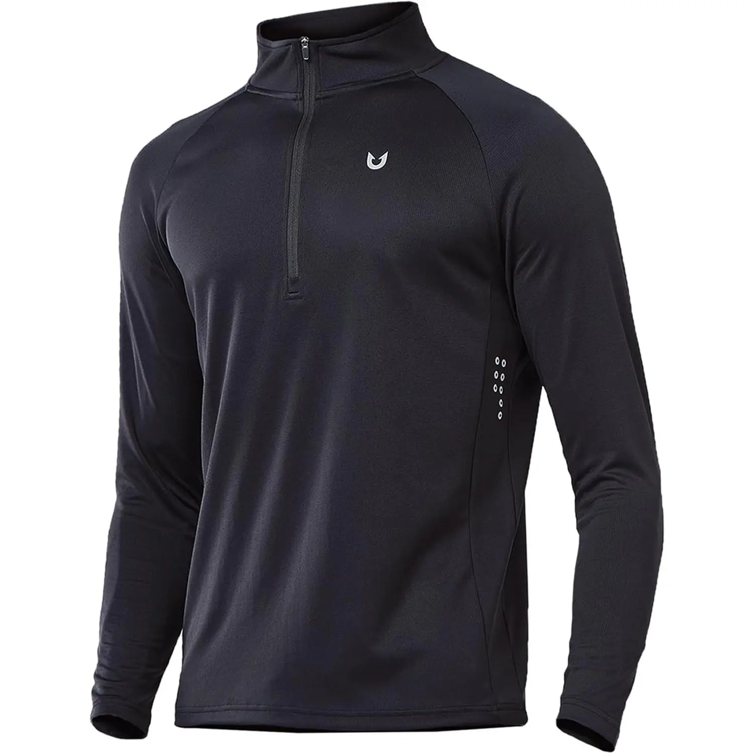 Men's Quarter Zip Pullover Athletic Running 1/4 Zip Long Sleeve Pullovers Quick Dry Lightweight Tennis Gym ShirtsGift.